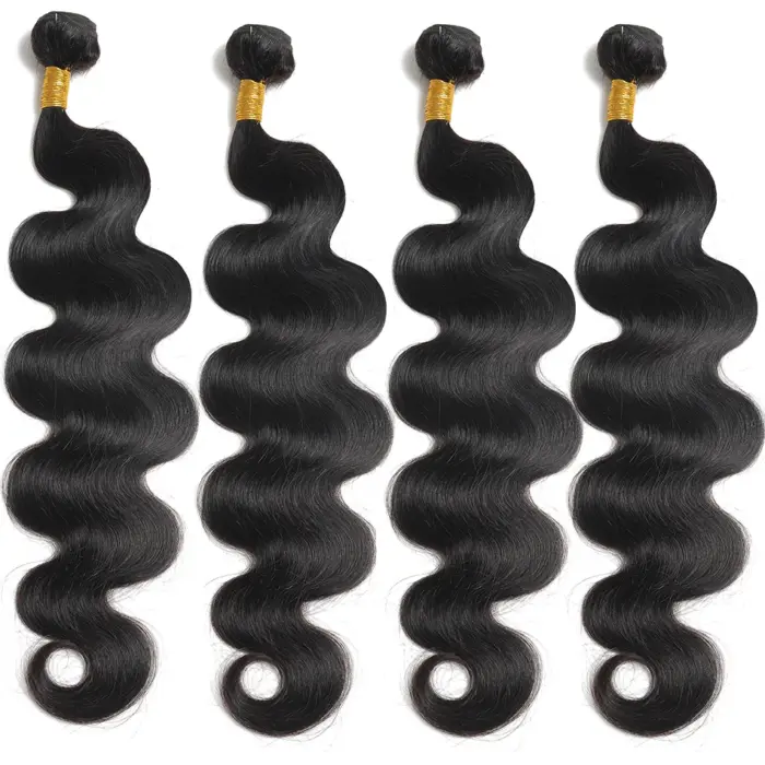 Extensiones de cabello 100% humano Remy indio sin procesar - Imagen 2
