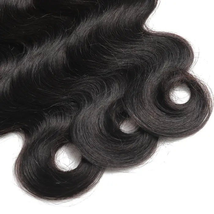 Extensiones de pelo ondulado brasileño, cabello 100% humano virgen, Color Natural, 12A - Imagen 4