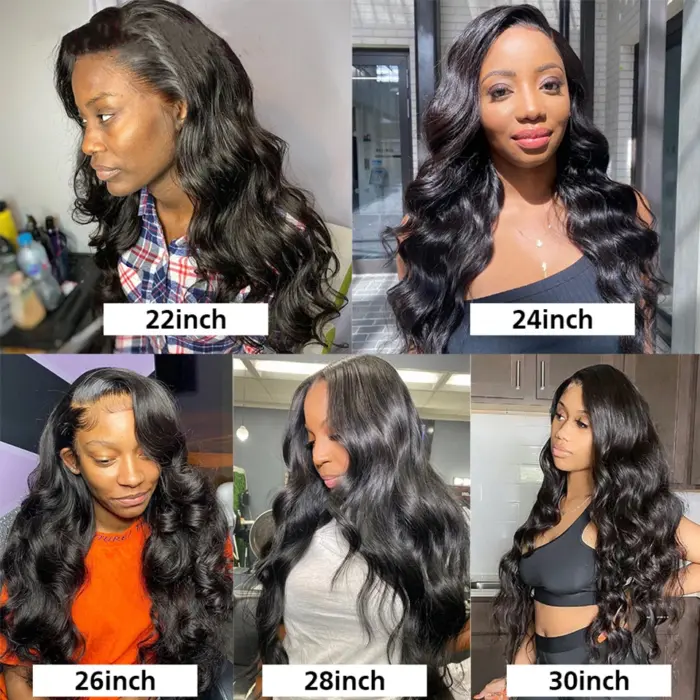 Extensiones de pelo ondulado brasileño, cabello 100% humano virgen, Color Natural, 12A - Imagen 5