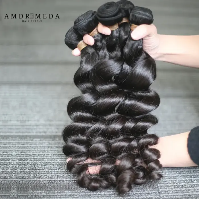 Extensiones de cabello ondulado peruano  100% humano, cabello largo Remy, 30 pulgadas - Imagen 3
