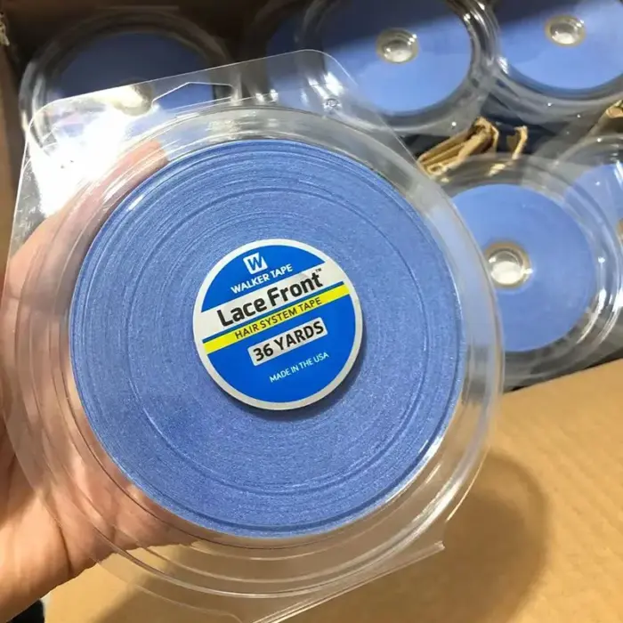 Cinta adhesiva de doble cara para extensión de cabello, resistente al agua, peluca de encaje, tupé, 36 yardas, 1 rollo - Imagen 2