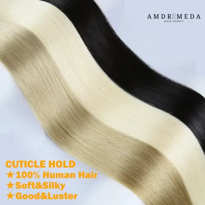 Extensiones de cabello humano de tape, 100% Remy Natural - Imagen 2