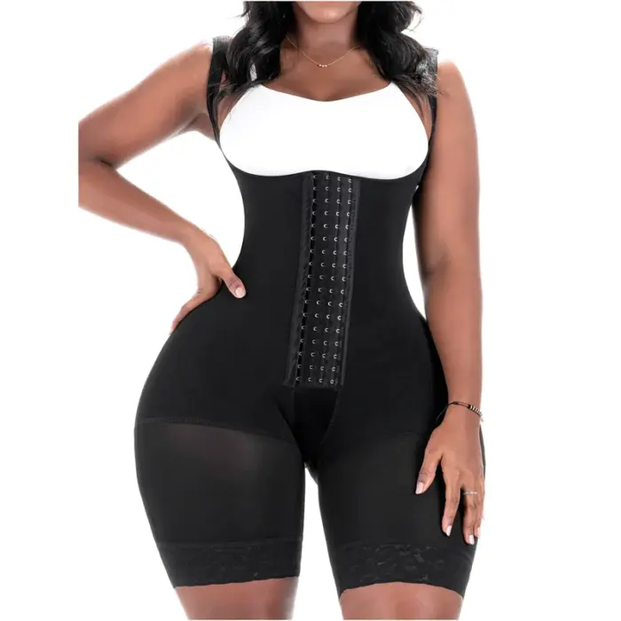 Corsé adelgazante de pantalón largo para mujer, faja moldeadora de cintura alta, faja posparto