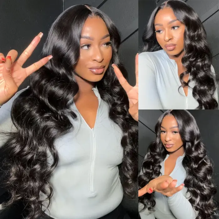 Extensiones de cabello humano brasileño ondulado de 30 y 40 pulgadas, virgen