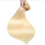 Extensiones de cabello 100% humano  613 rubio miel brasileño, Remy, 28 y 30 pulgadas - Imagen 9