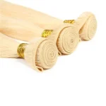 Extensiones de cabello 100% humano  613 rubio miel brasileño, Remy, 28 y 30 pulgadas - Imagen 7