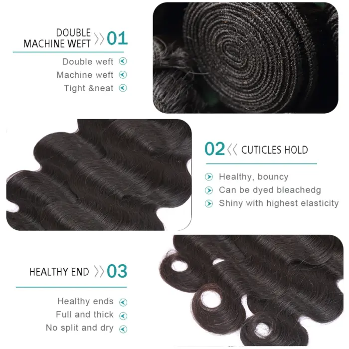 Extensiones de cabello humano ondulado  brasileño ondulado, 30, 32 y 40 pulgadas - Imagen 4