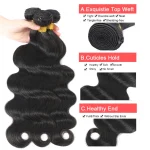 Extensiones de cabello humano ondulado con cierre Frontal,  brasileño con cierre de encaje, 4x4, 5x5 - Imagen 2