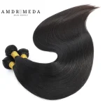 Extensiones de cabello humano lacio indu virgen