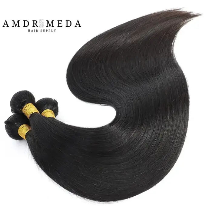 Extensiones de cabello humano lacio indu virgen