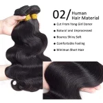Extensiones de cabello humano ondulado con cierre Frontal,  brasileño con cierre de encaje, 4x4, 5x5 - Imagen 8