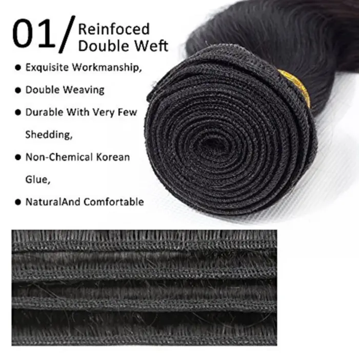 Extensiones de cabello humano ondulado con cierre Frontal,  brasileño con cierre de encaje, 4x4, 5x5 - Imagen 7