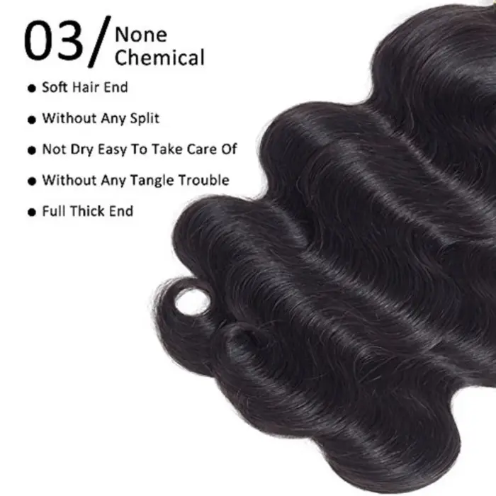 Extensiones de cabello humano ondulado con cierre Frontal,  brasileño con cierre de encaje, 4x4, 5x5 - Imagen 9