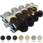 Extensiones de cabello humano Balayage de cinta o tape - Imagen 4
