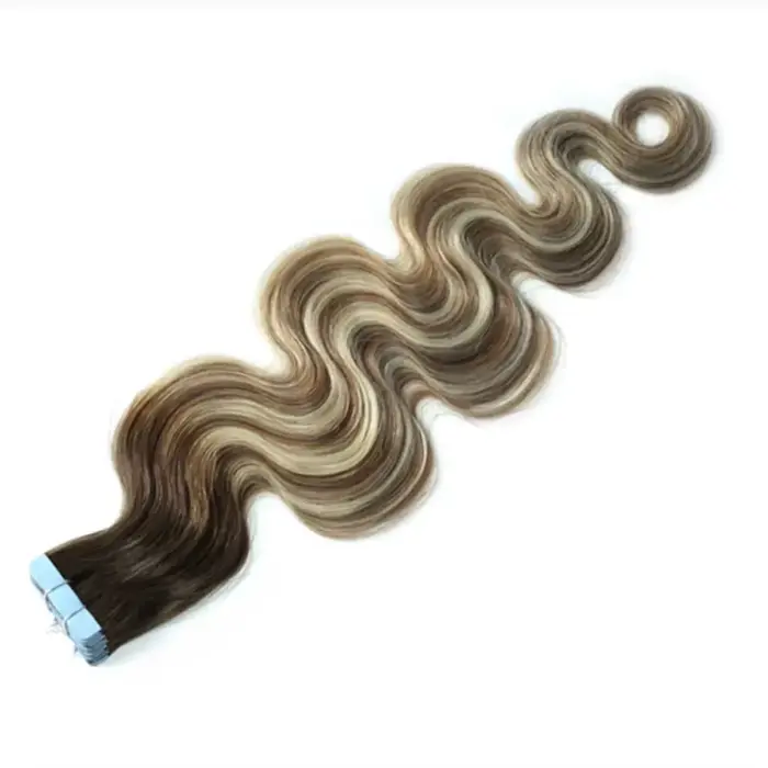 Extensiones de cabello humano Balayage de cinta o tape - Imagen 6