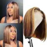 Peluca de cabello humano liso de 13x4 - Imagen 4